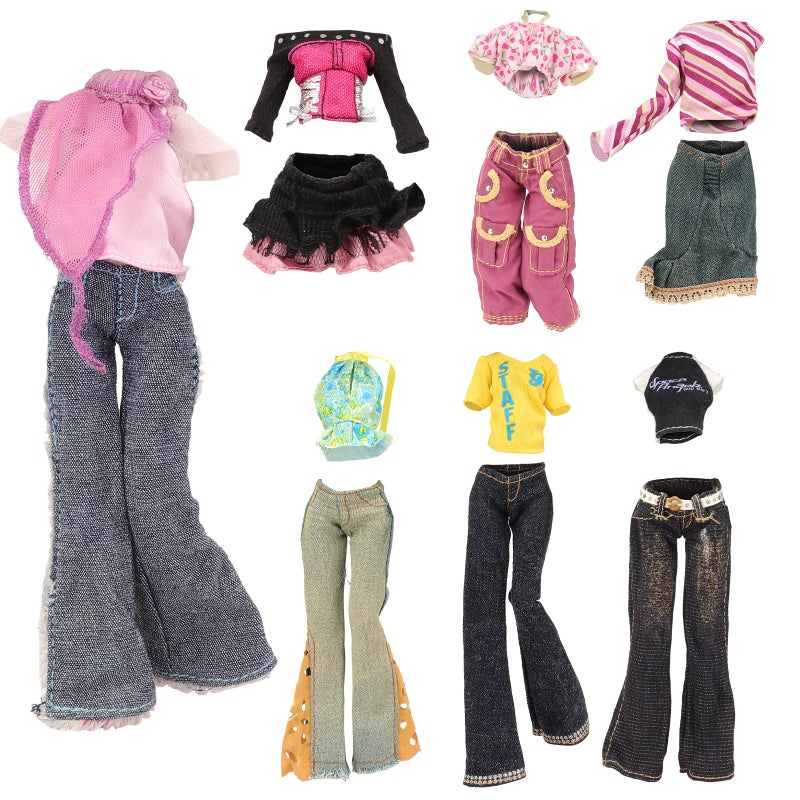 BARWA 10 Sets Doll Clothes for 11 inch Monster Girl Doll Fashion Outfits Casual Tops Pants - Image 5